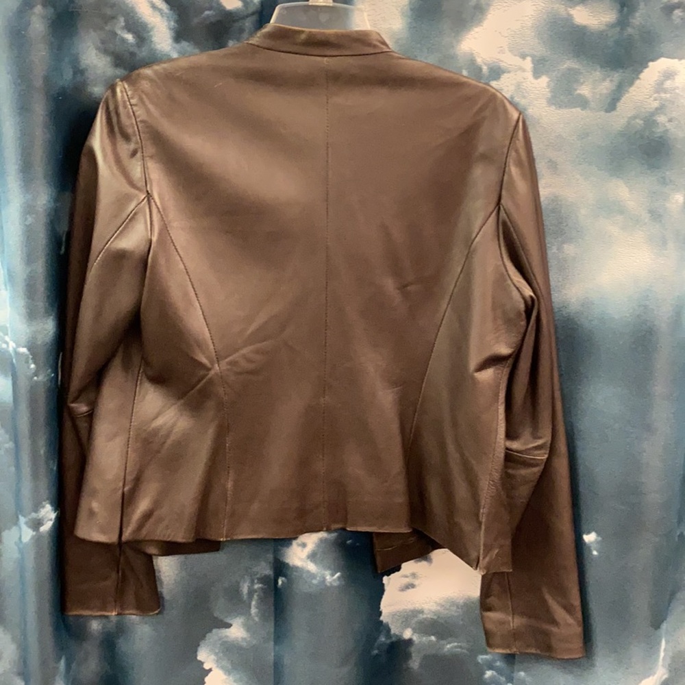 - Genuine Leather Jacket - Picture 2 of 10